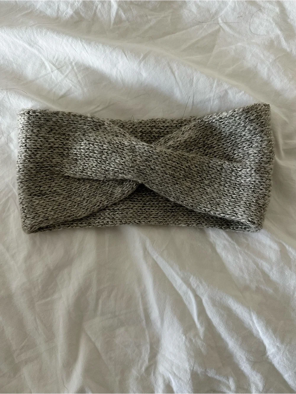 💥 (10 for $10) American Eagle Outfitters Gray Twisted Knit Headband